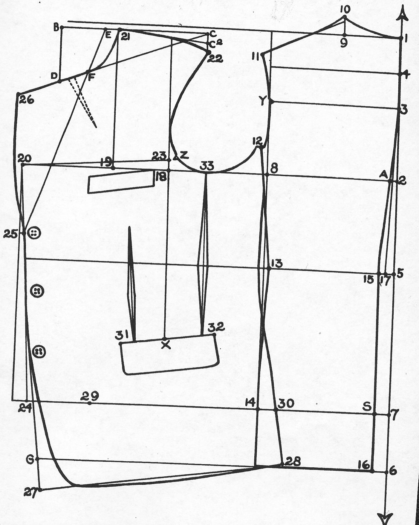 Custom Suitcoat Pattern.