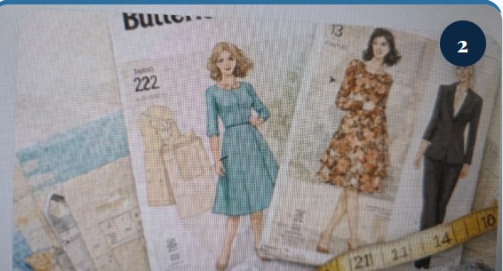 Commercial sewing patterns and professional pattern instruction